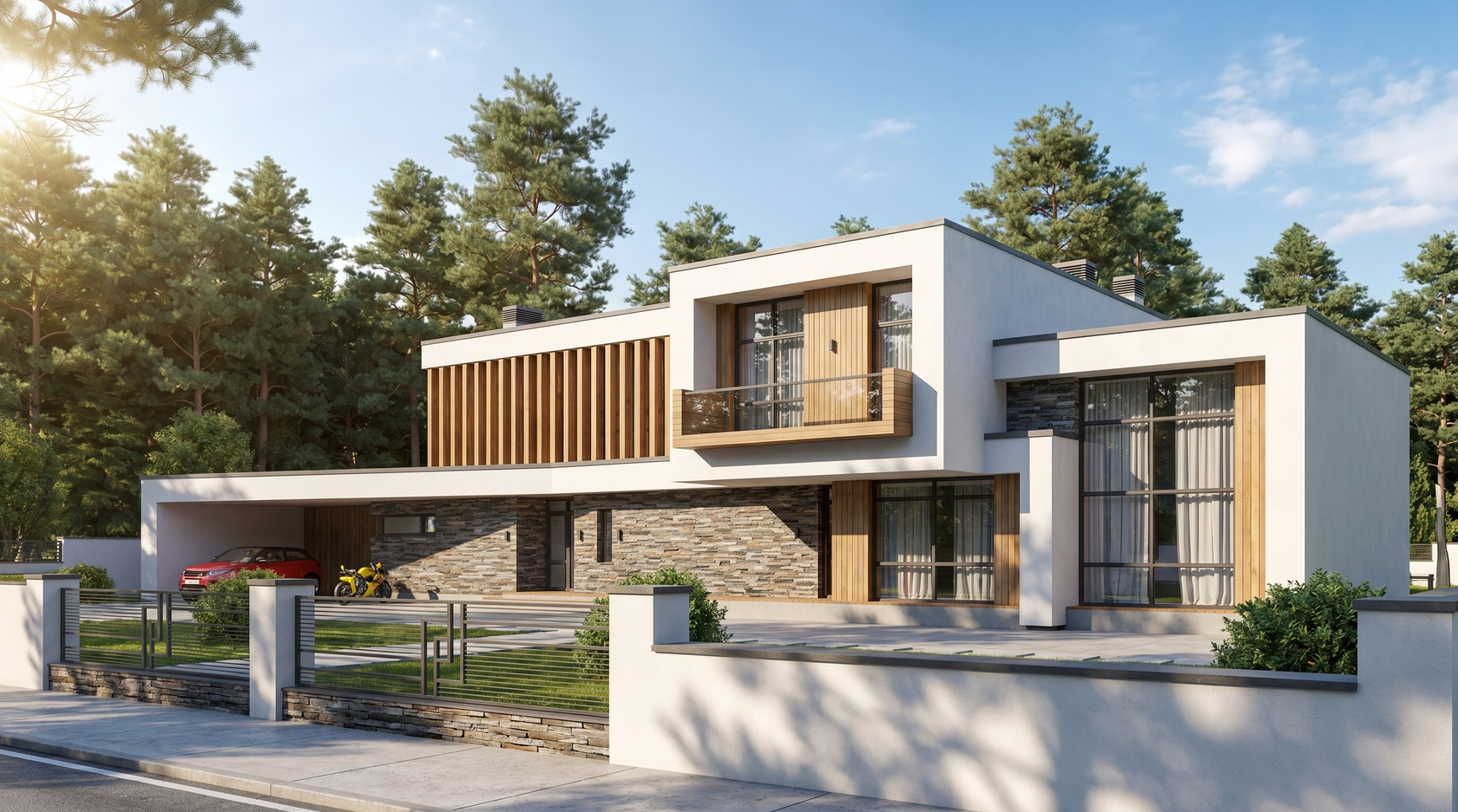 Modern High-Tech Individual House gallery image 2.2