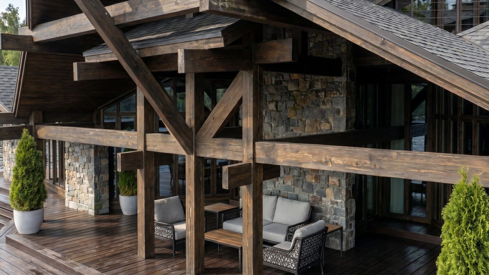 House Boat in the Style of a Chalet gallery image 7.2