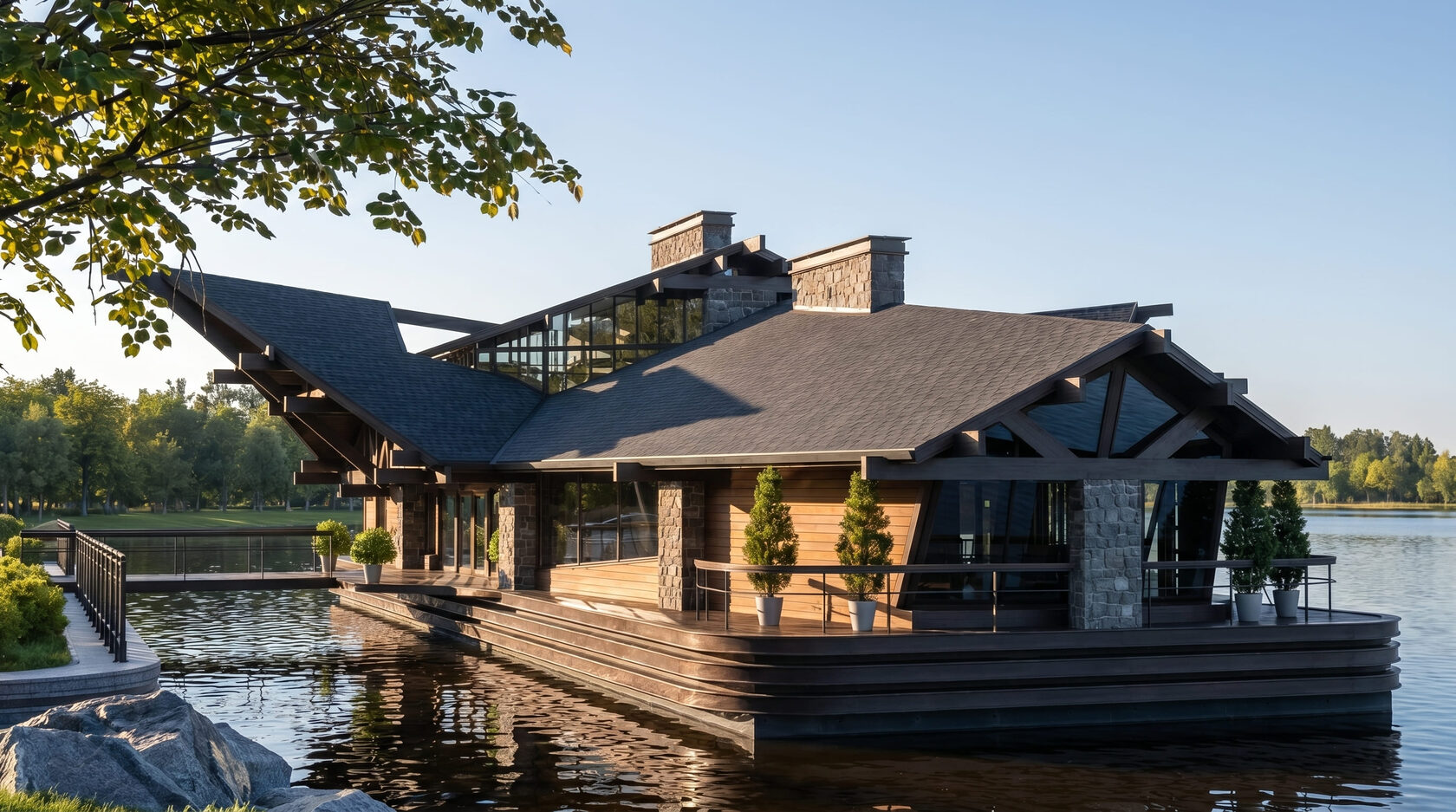 House Boat in the Style of a Chalet gallery image 2.1